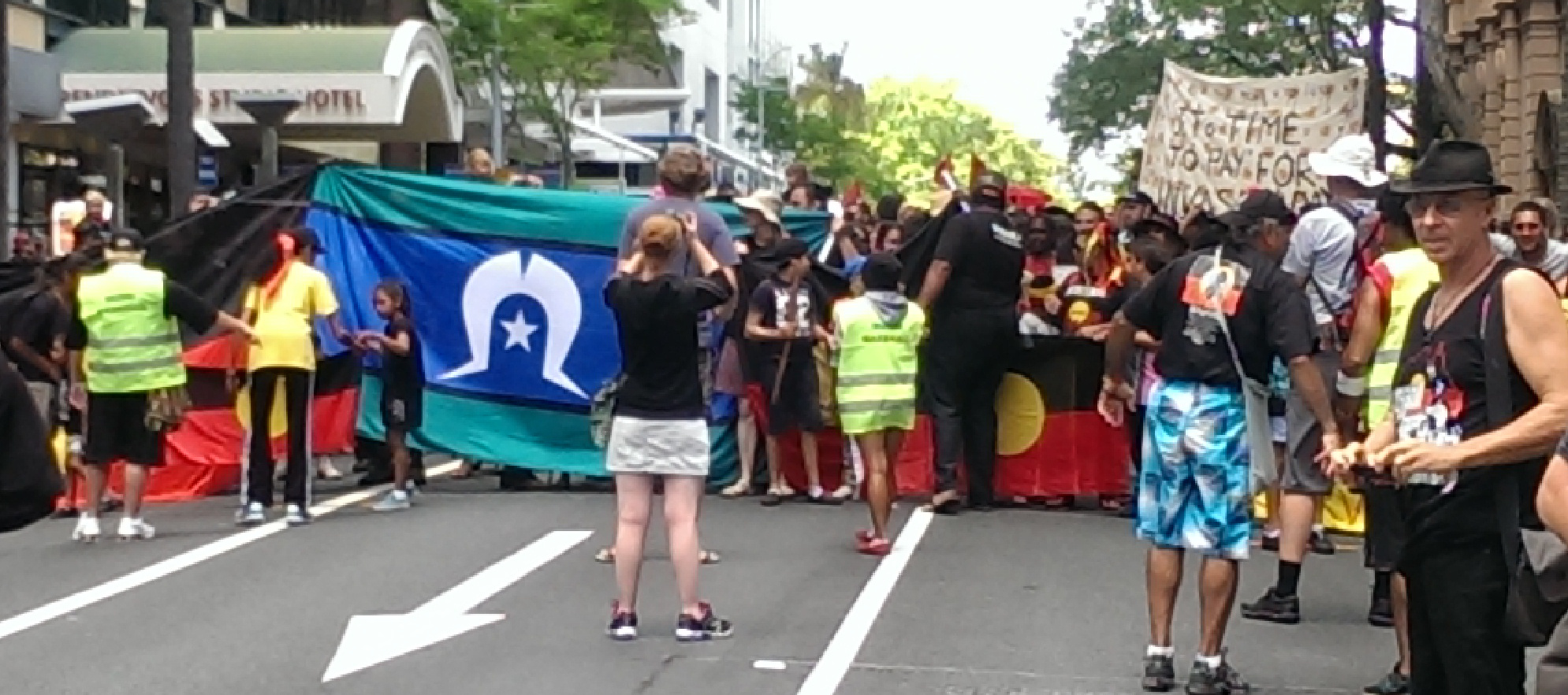 Invasion day marches to Musgrave Park