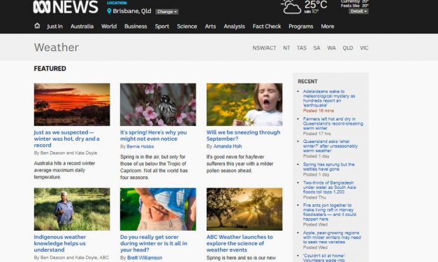 ABC tells the story behind the weather