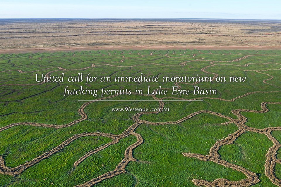United call for an immediate moratorium on new fracking permits in Lake Eyre Basin