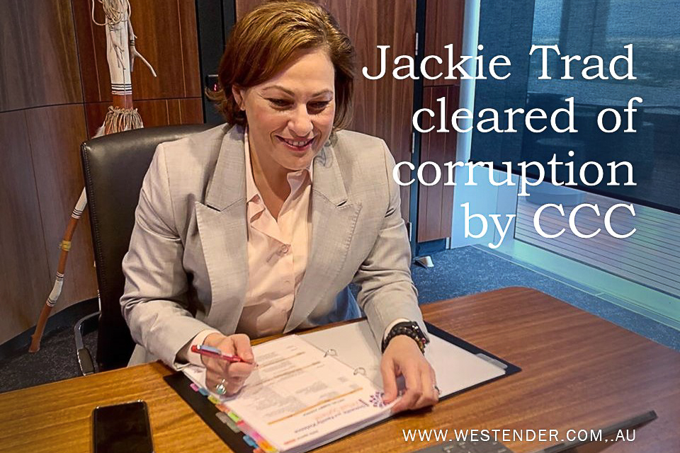 Jackie Trad cleared of corruption by CCC