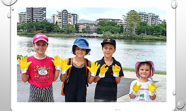 Annabelle and friends clean-up in West End