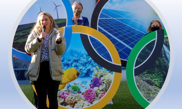Libby Trickett joins calls for 100% renewable energy before the 2032 Olympics
