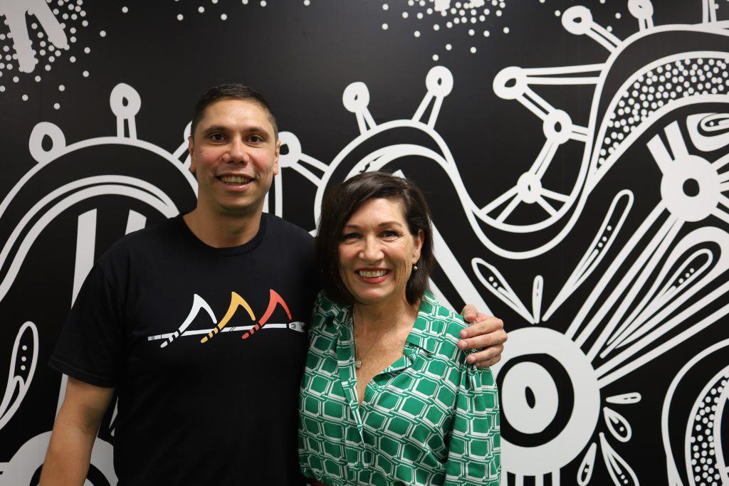 CEO, Jyi Lawton and The Hon Leeanne Enoch